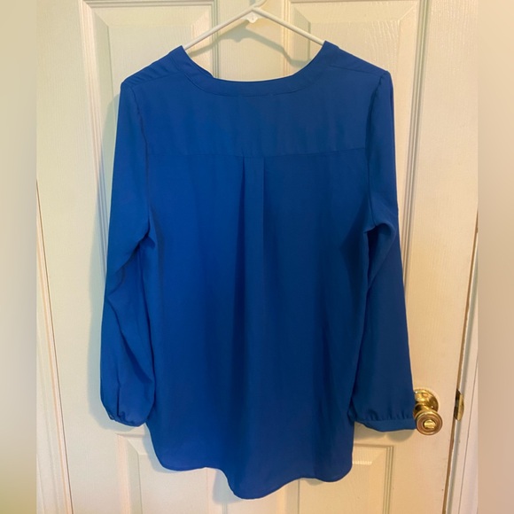 Long Sleeve Blue Tunic - Picture 3 of 3